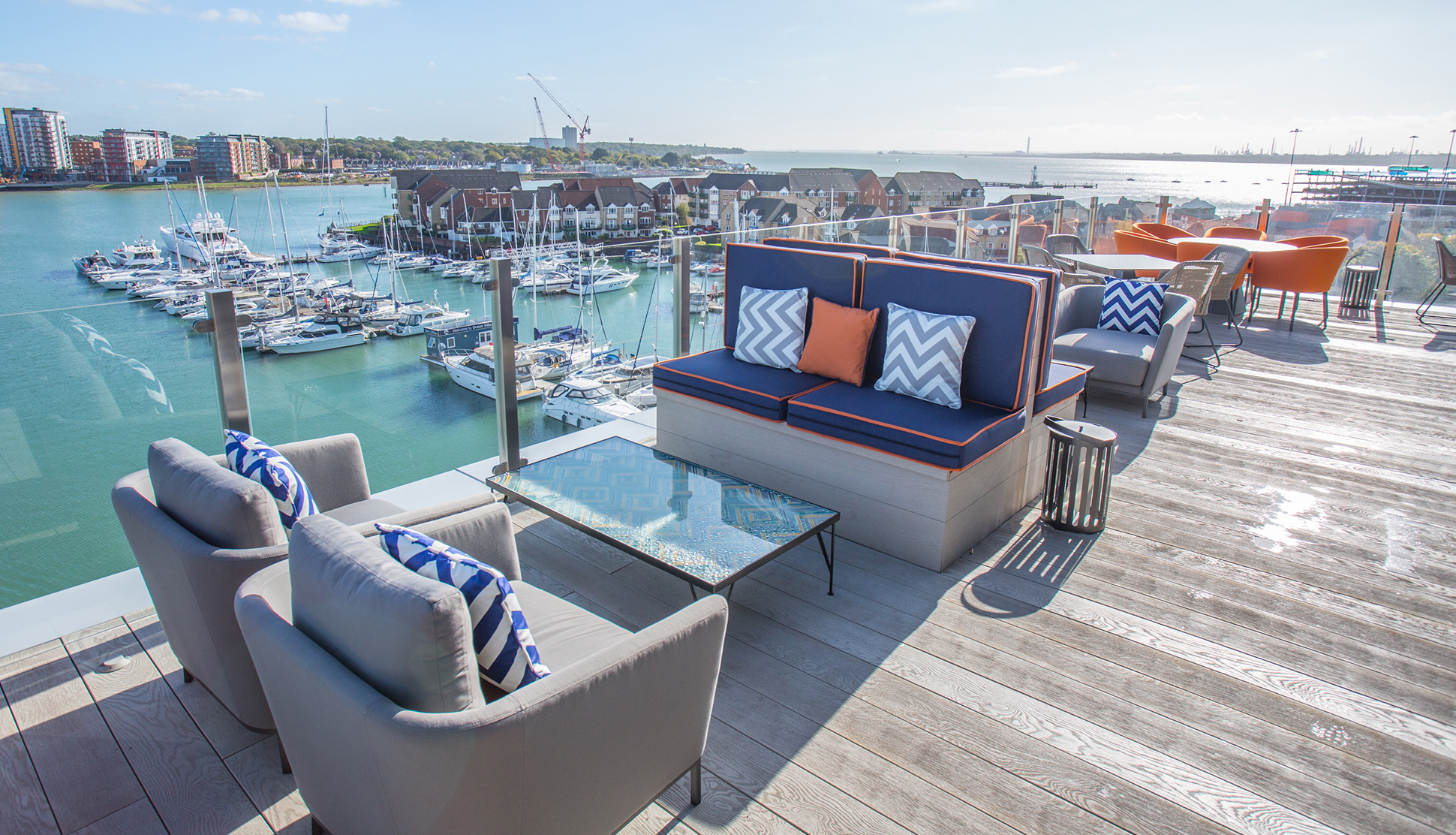Outdoor Eating in Hampshire - Southampton Harbour Hotel